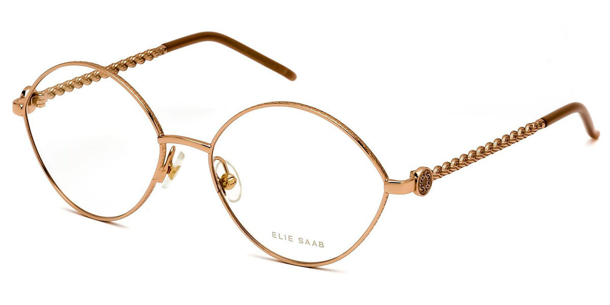 Image of Elie Saab 046 0DDB 56 Rose-Zlote Meskie Okulary Korekcyjne PL