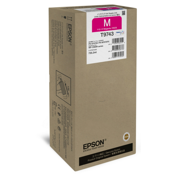 Image of Epson C13T97430N bíborvörös (magenta) eredeti tintapatron HU ID 557583