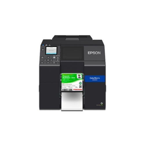 Image of Epson ColorWorks C6000Ae C31CH76102 barevná tiskárna štítků cutter disp USB Ethernet black CZ ID 399353