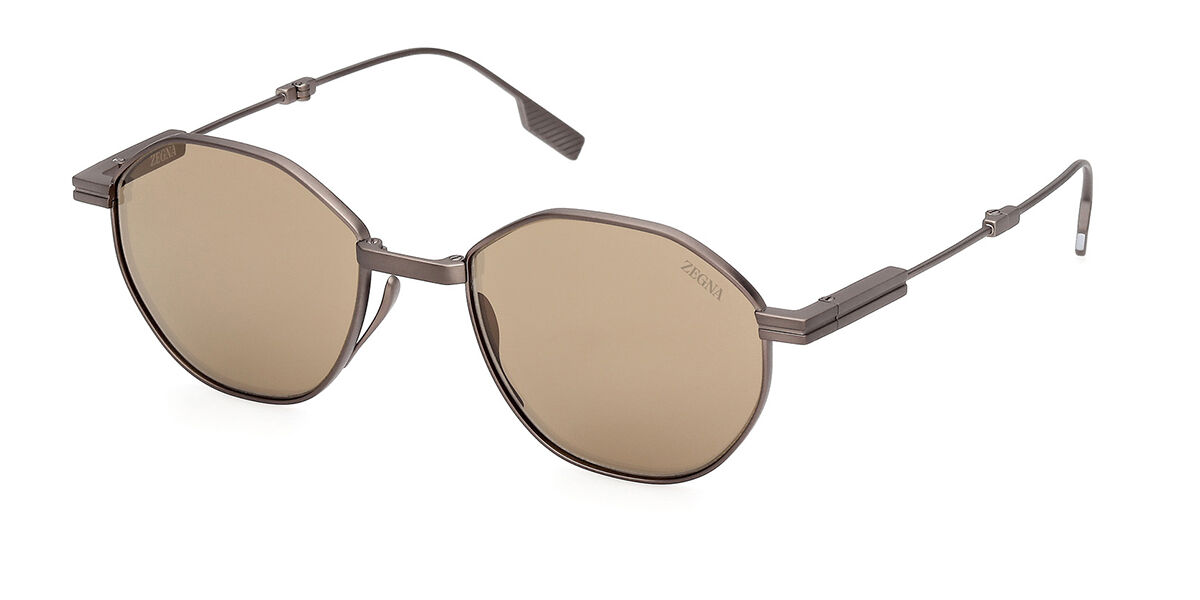 Image of Ermenegildo Zegna EZ0247 34E Óculos de Sol Marrons Masculino PRT