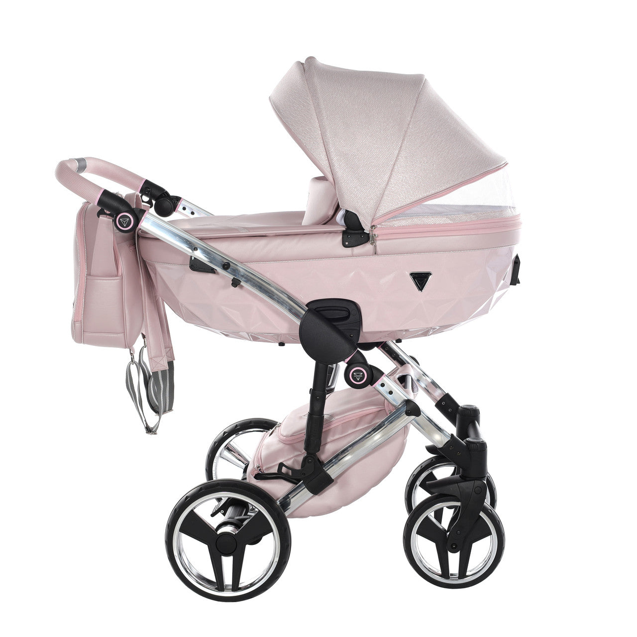 Image of Ex Display Junama S-class Dolce 3 in 1 Travel System - Pink