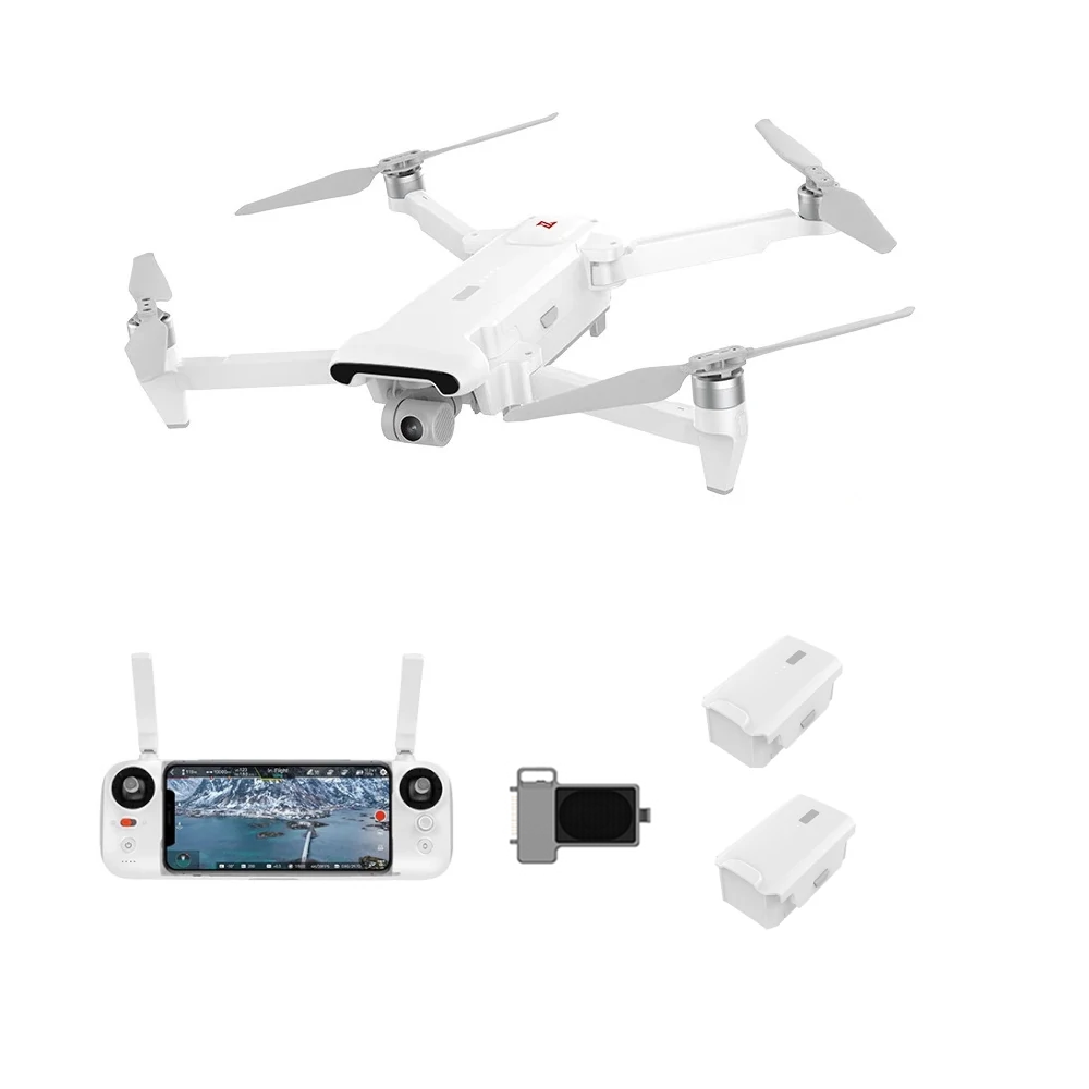 Image of FIMI X8 SE 2022 V2 10KM FPV With 3-axis Gimbal 4K Camera GPS RC Drone Quadcopter RTF Two Batteries Version With Storage
