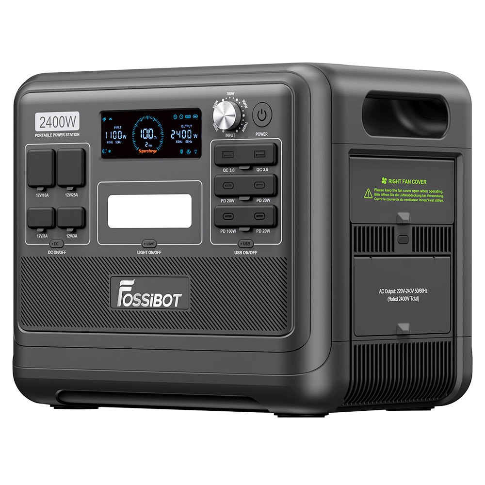 Image of FOSSiBOT F2400 2048Wh Portable Power Station Black