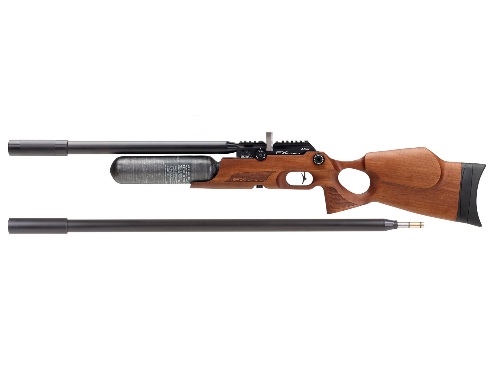 Image of FX Crown Continuum PCP Rifle Walnut Stock 025 ID 840351917820