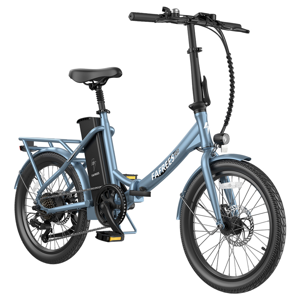 Image of Fafrees F20 Lasting Electric Bike 250W/182Ah Haze Blue