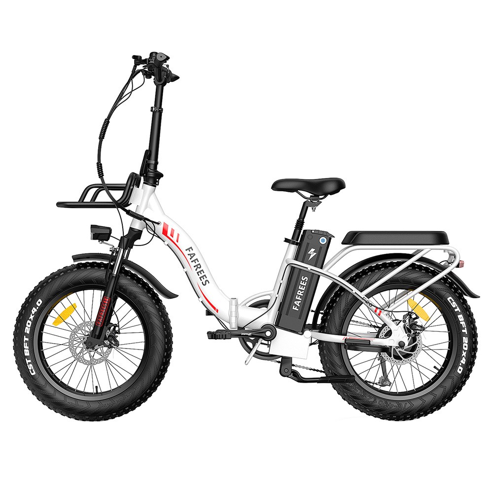 Image of Fafrees F20 Max Electric Bike 20in 25Km/h 48V 225AH 500W Motor White