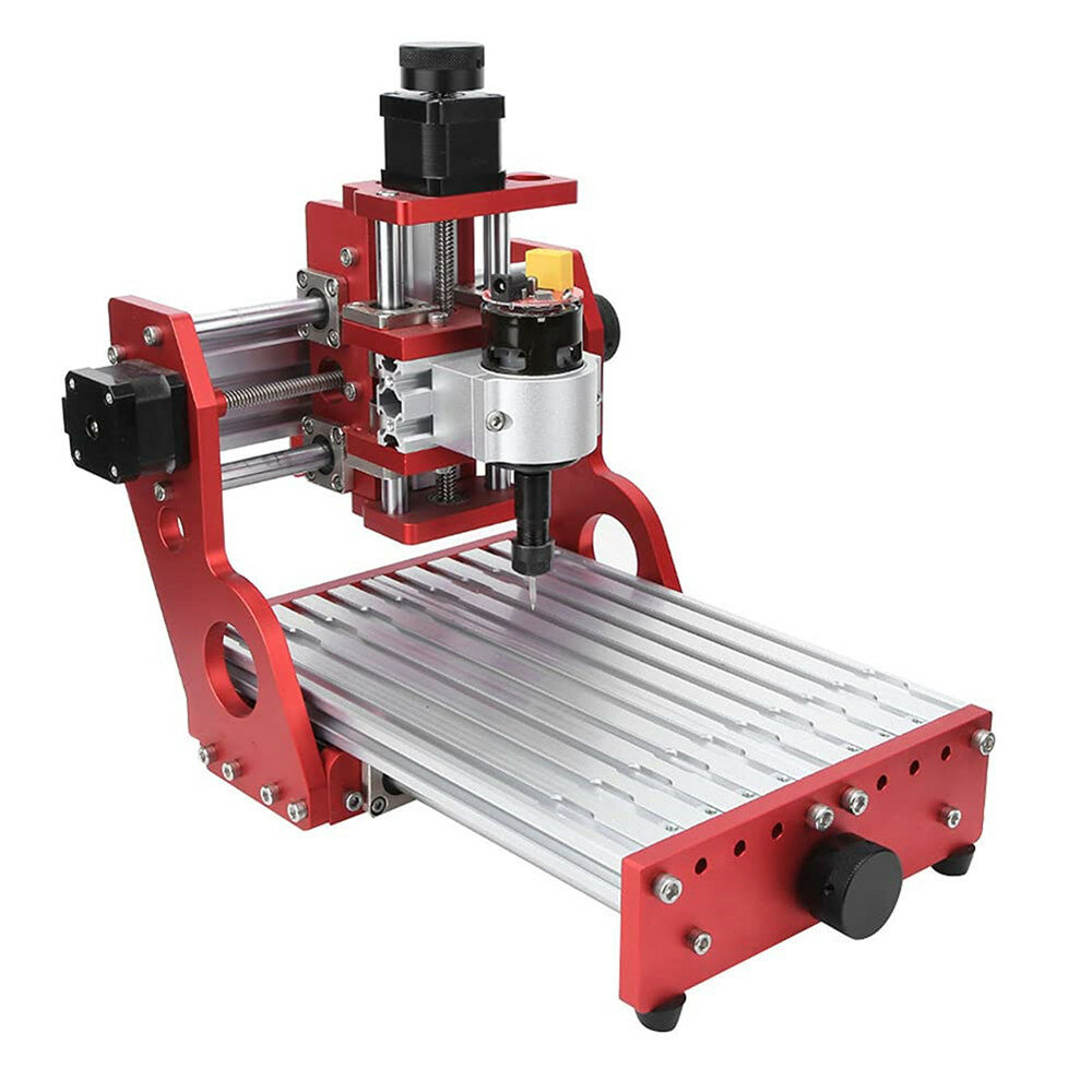 Image of Fan’ensheng Red 1419 3 Axis Mini DIY CNC Router Standard Spindle Motor Wood Carving Engraving Machine Milling Engraver W