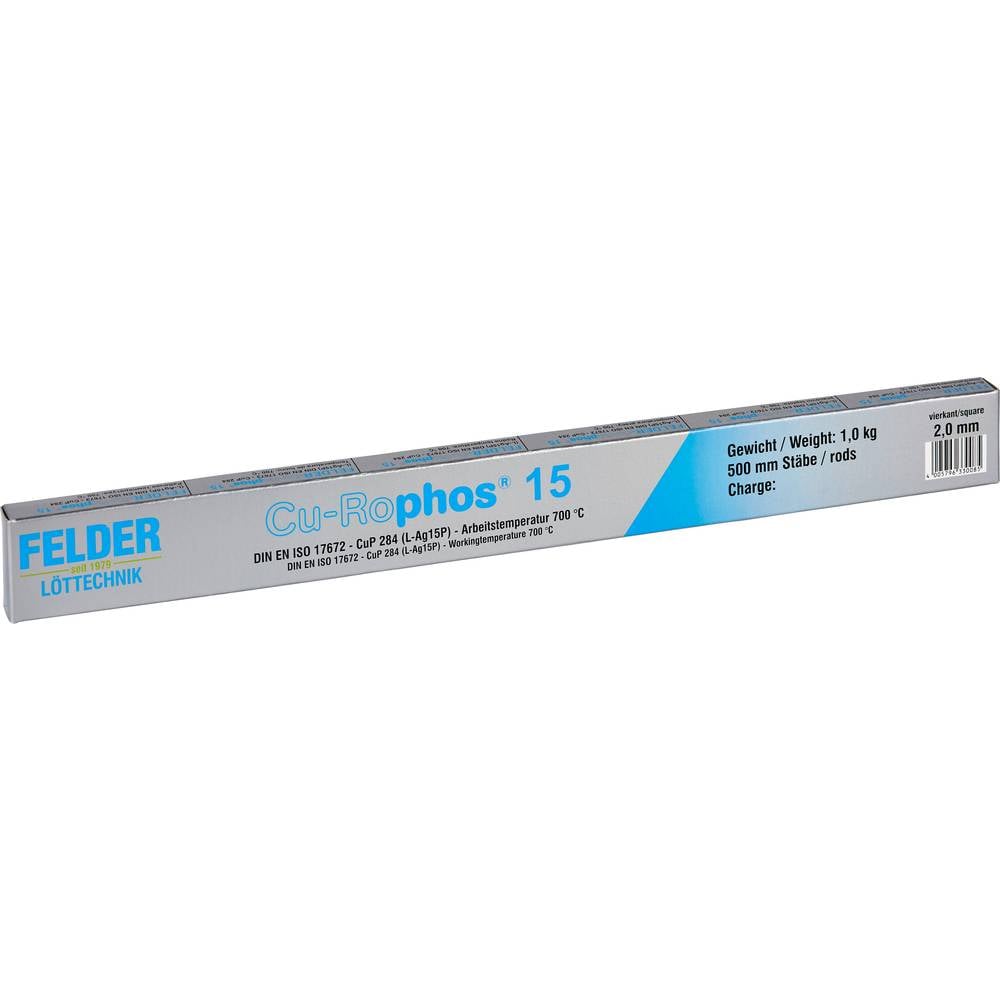 Image of Felder Cu-Rophos 15 Solder Stick CuP 284 1 kg 2 mm