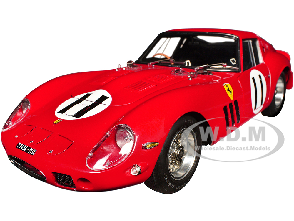 Image of Ferrari 250 GTO 11 John Surtees - Mike Parkes "Maranello Concessionaires" 2nd Place "Paris 1000 Kilometres" (1962) Limited Edition to 2000 pieces Wor