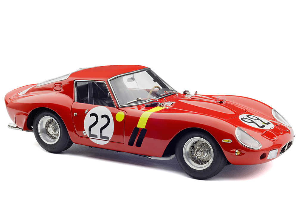 Image of Ferrari 250 GTO 22 "Elde" - "Beurlys" 3rd Place "24 Hours of Le Mans" (1962) Limited Edition to 2200 pieces Worldwide 1/18 Diecast Model Car by CMC