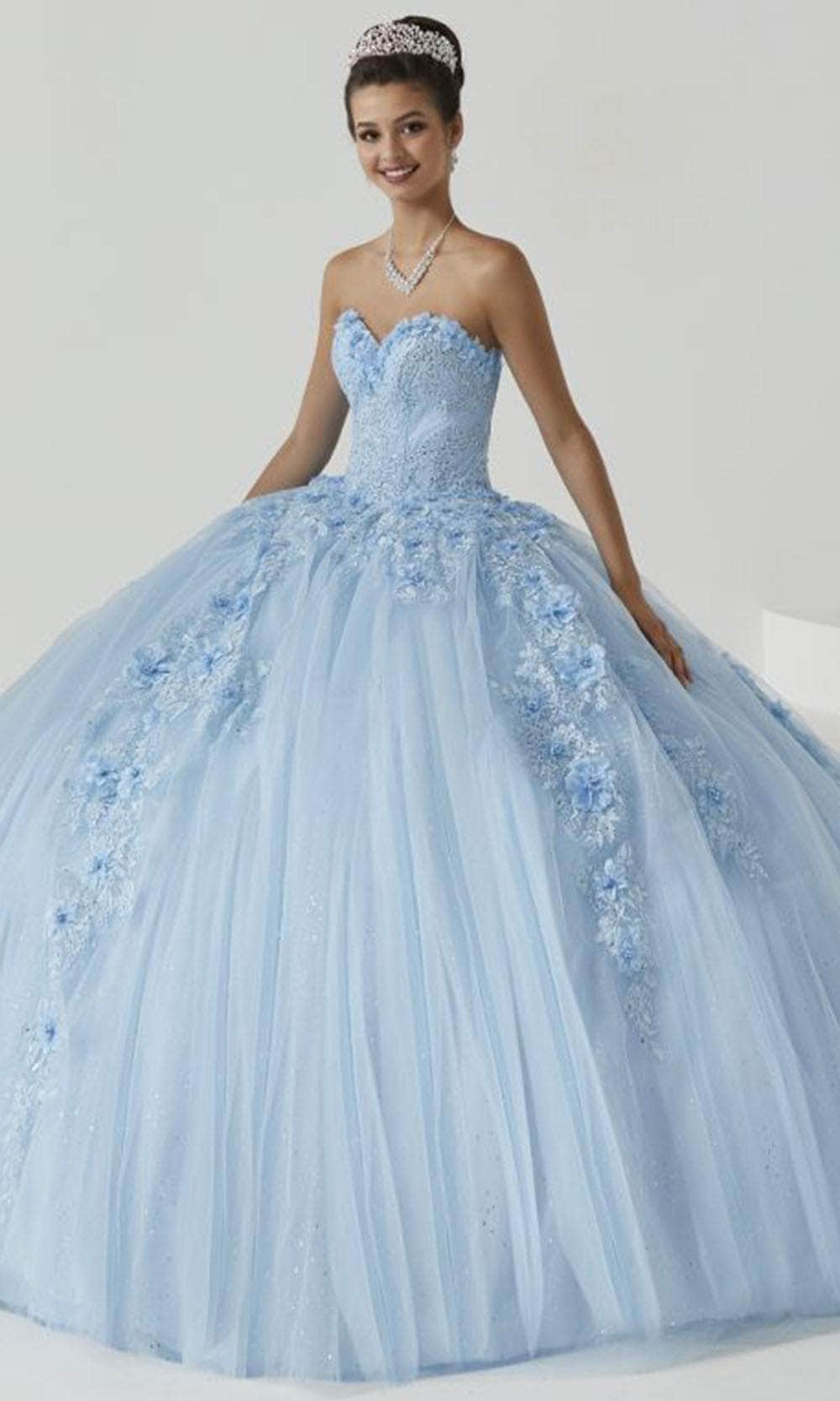 Image of Fiesta Gowns - 56432 Strapless Embellished Ballgown