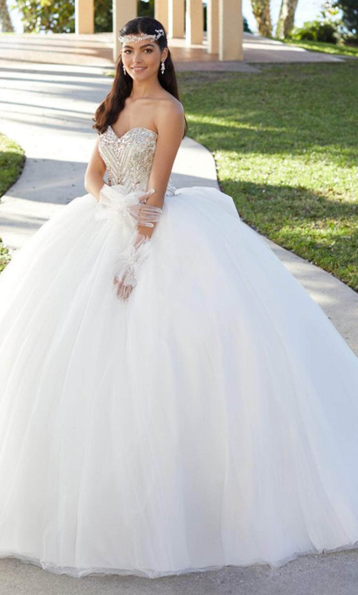 Image of Fiesta Gowns 56485 - Strapless Sweetheart Ballgown