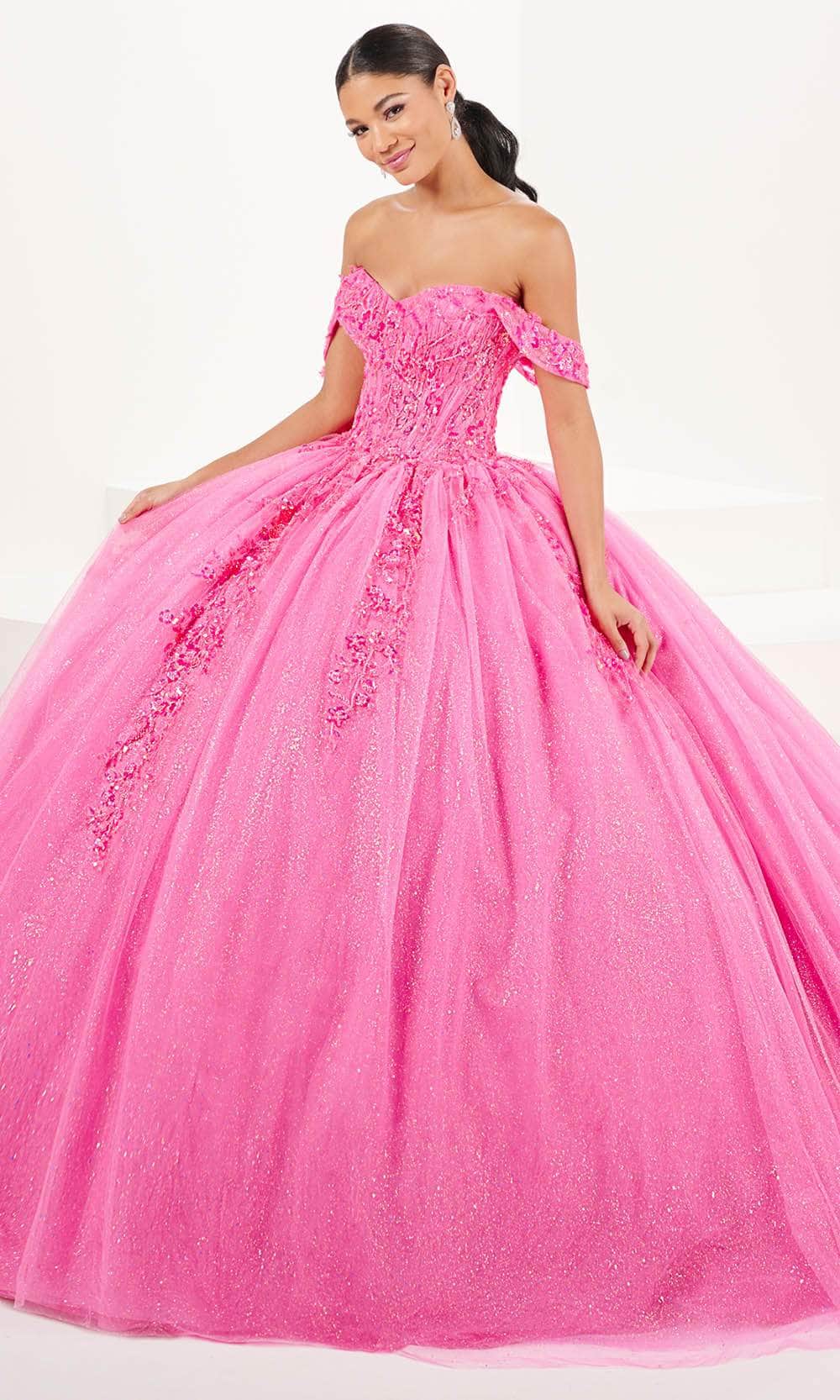 Image of Fiesta Gowns 56507 - Off-Shoulder Sweetheart Ballgown