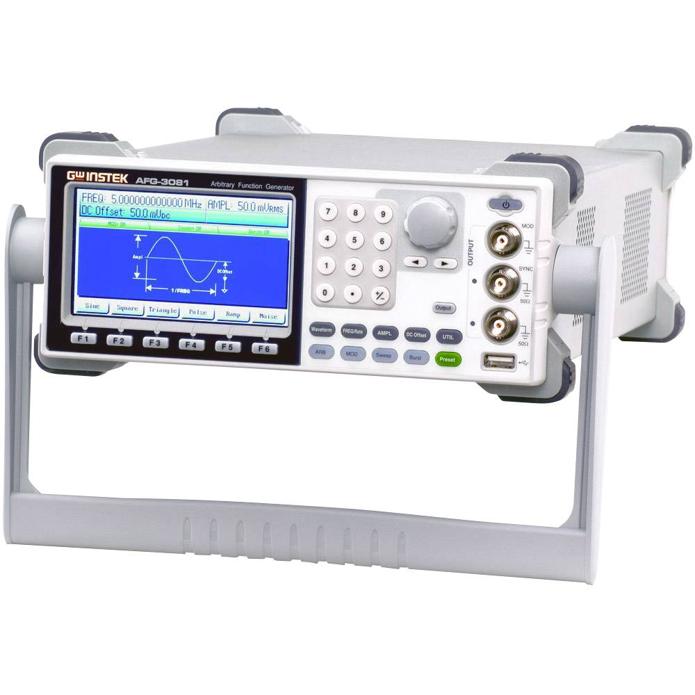 Image of GW Instek AFG-3081 Mains-powered 1 ÂµHz - 80 MHz 1-channel Sinus Rectangle Pulse Arbitrary