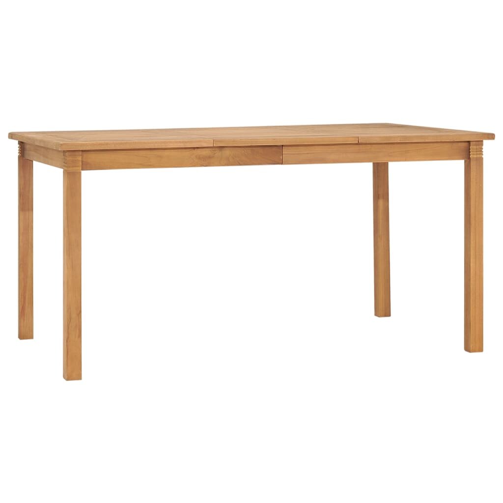 Image of Garden Dining Table 591"x354"x295" Solid Teak Wood