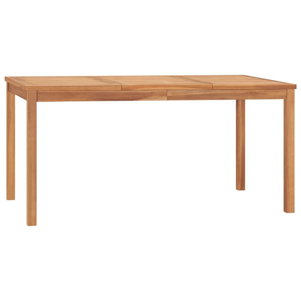 Image of Garden Dining Table 63"x315"x303" Solid Teak Wood
