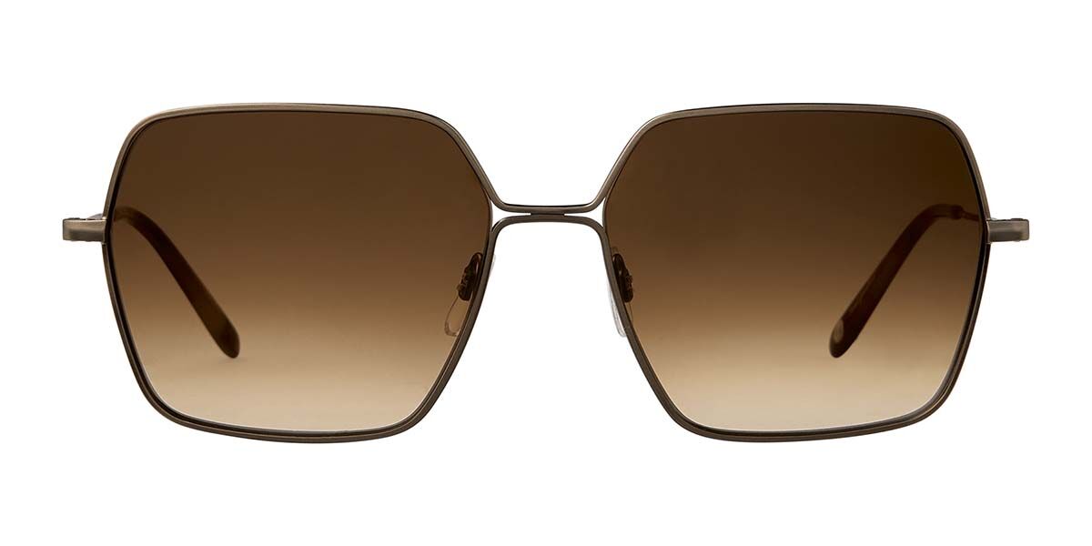 Image of Garrett Leight MEADOW SUN ATG-VINBRT/BRNTG Óculos de Sol Dourados Masculino BRLPT