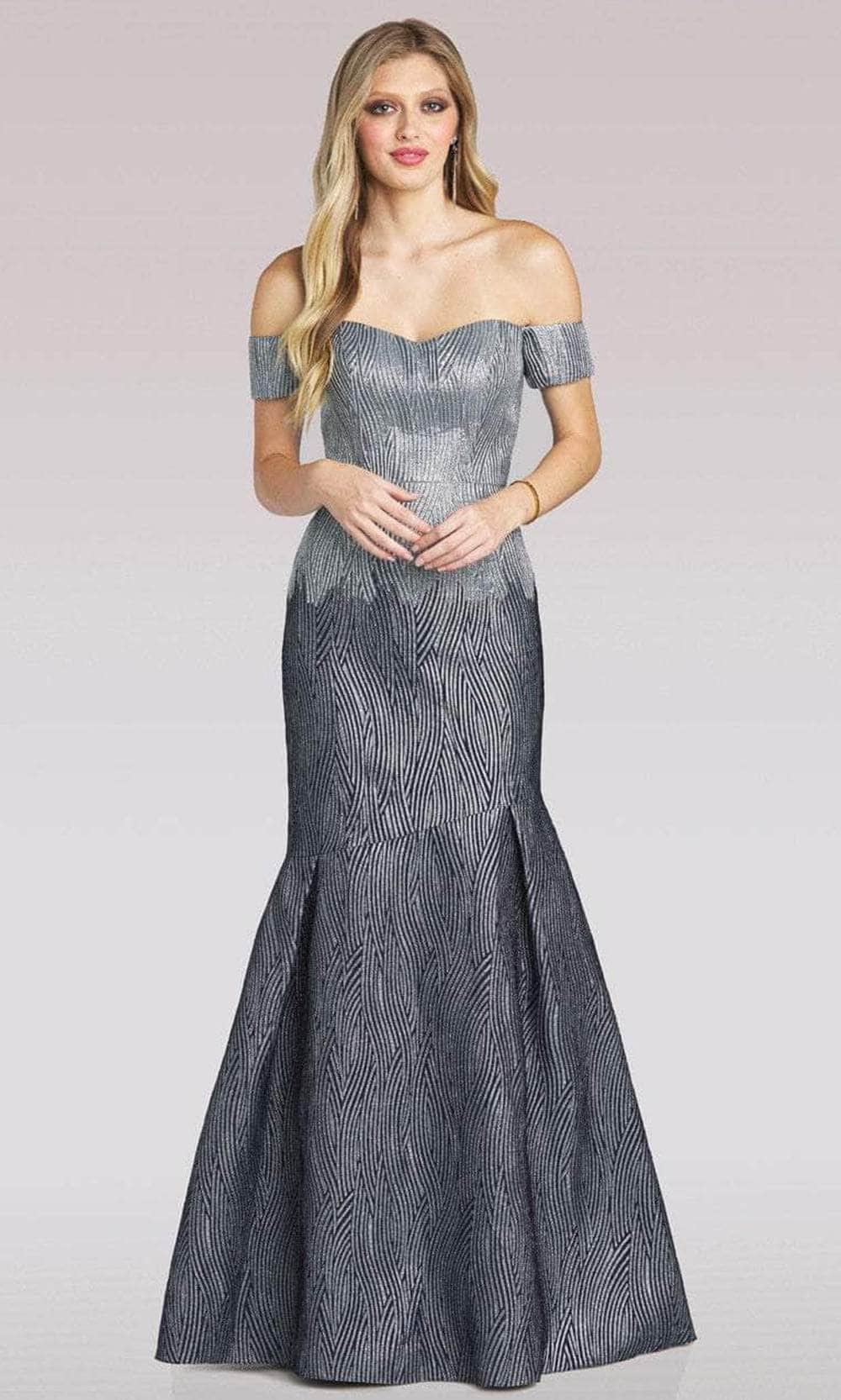Image of Gia Franco 12150 - Asymmetrical Flare Evening Dress