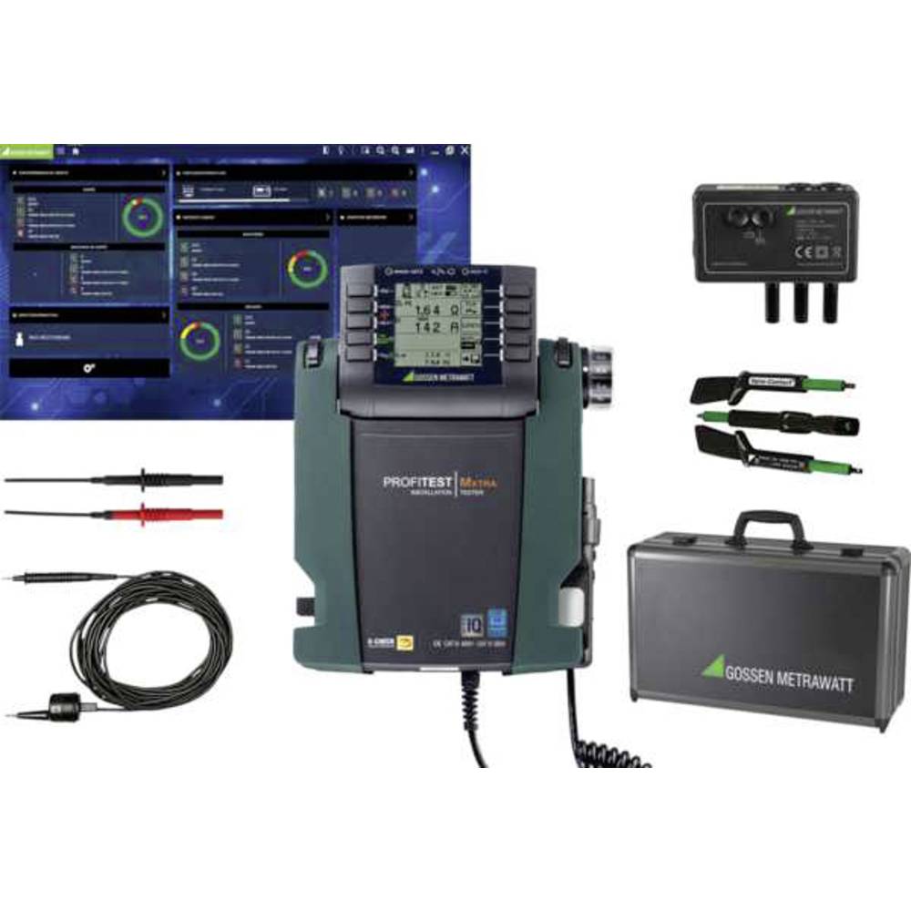 Image of Gossen Metrawatt MEDpaket XTRA IQ Electrical tester set VDE tester kit Calibrated to (DAkkS standards) VDE standard