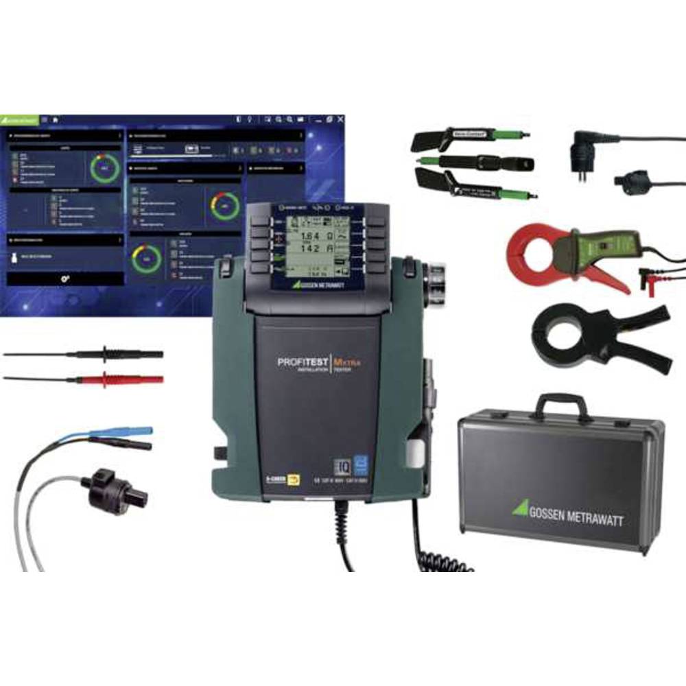 Image of Gossen Metrawatt Profipaket XTRA IQ Electrical tester set VDE tester kit Calibrated to (DAkkS standards) VDE standard