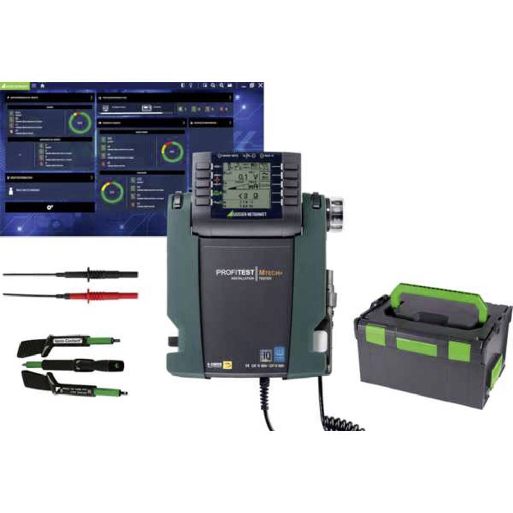 Image of Gossen Metrawatt Starterpaket TECH+ IQ Electrical tester set VDE tester kit Calibrated to (DAkkS standards) VDE
