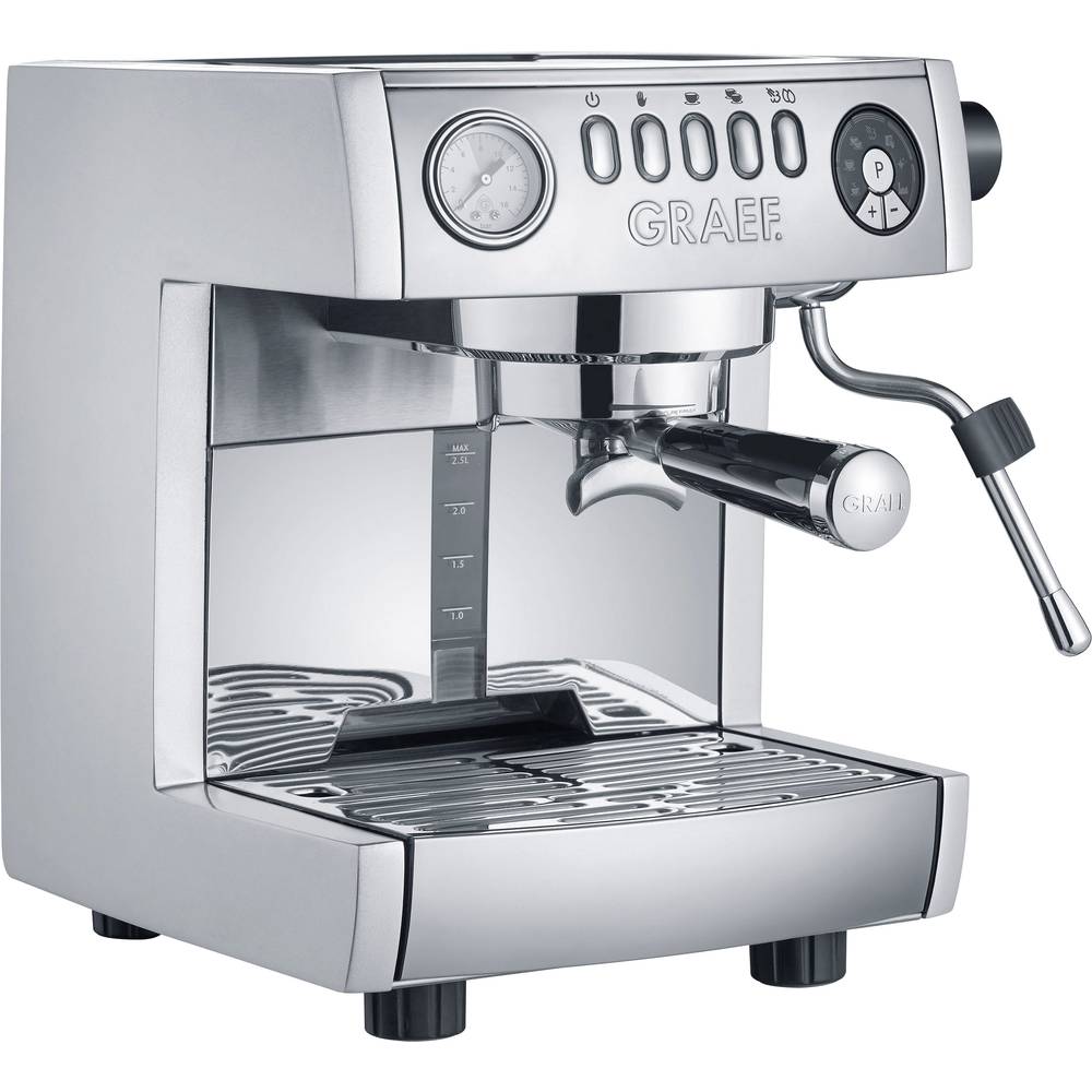 Image of Graef ES850EU Espresso machine with sump filter holder Aluminium 1470 W