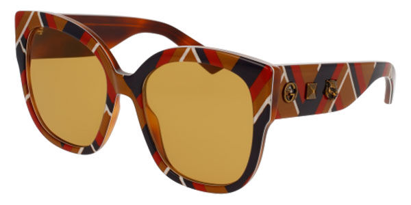 Image of Gucci GG0059S 003 Óculos de Sol Rainbow Feminino BRLPT