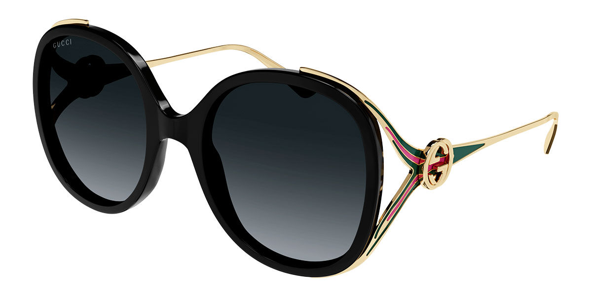 Image of Gucci GG0226S 007 Óculos de Sol Pretos Feminino BRLPT