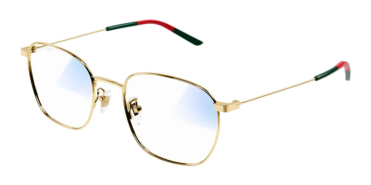 Image of Gucci GG0681S 001 Óculos de Grau Dourados Masculino BRLPT