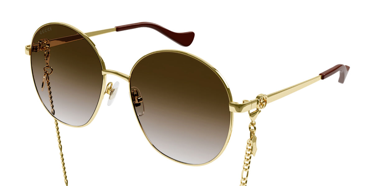 Image of Gucci GG1090SA Asian Fit 002 Óculos de Sol Dourados Feminino PRT