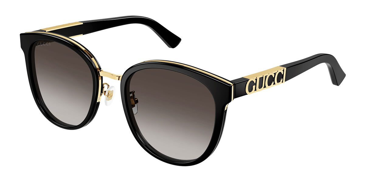 Image of Gucci GG1190SK Formato Asiático 001 Óculos de Sol Pretos Feminino BRLPT