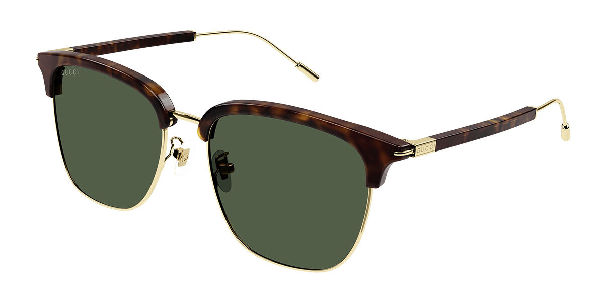Image of Gucci GG1275SA Formato Asiático 002 Óculos de Sol Tortoiseshell Masculino BRLPT