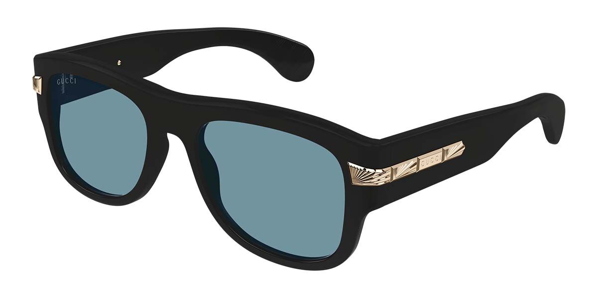 Image of Gucci GG1517S 002 54 Lunettes De Soleil Homme Noires FR