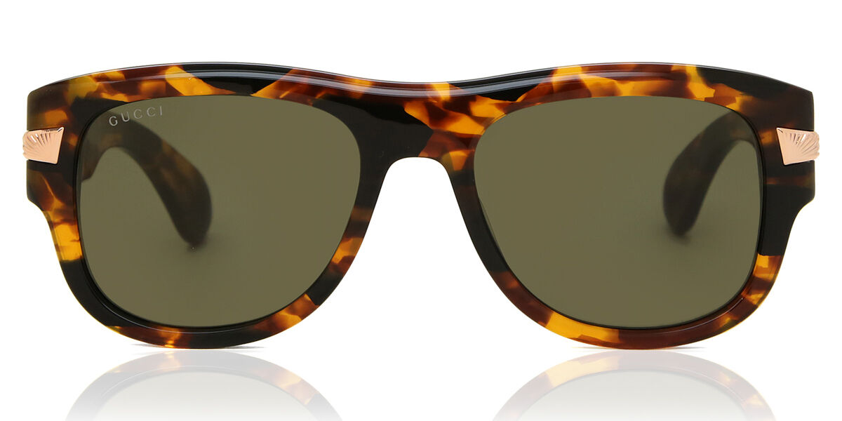 Image of Gucci GG1517S 003 54 Lunettes De Soleil Homme Tortoiseshell FR