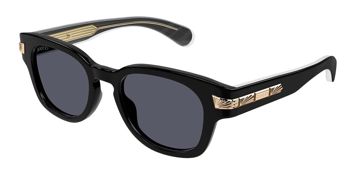 Image of Gucci GG1518S 001 Óculos de Sol Pretos Masculino BRLPT