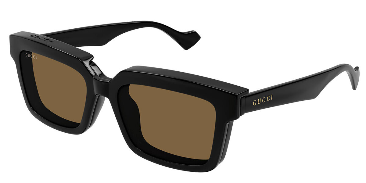 Image of Gucci GG1543S With Clip-On 004 Óculos de Grau Pretos Masculino PRT