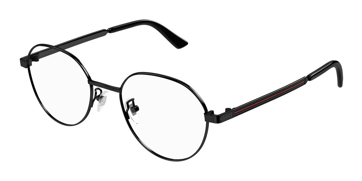 Image of Gucci GG1607OK Asian Fit 001 52 Czarne Meskie Okulary Korekcyjne PL