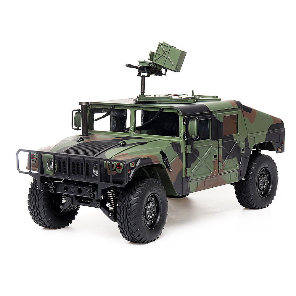 Image of HG P408 Upgraded Light Sound Function 1/10 24G 4WD 16CH RC Car US4X4 Military Vehicle Truck without Battery Charger