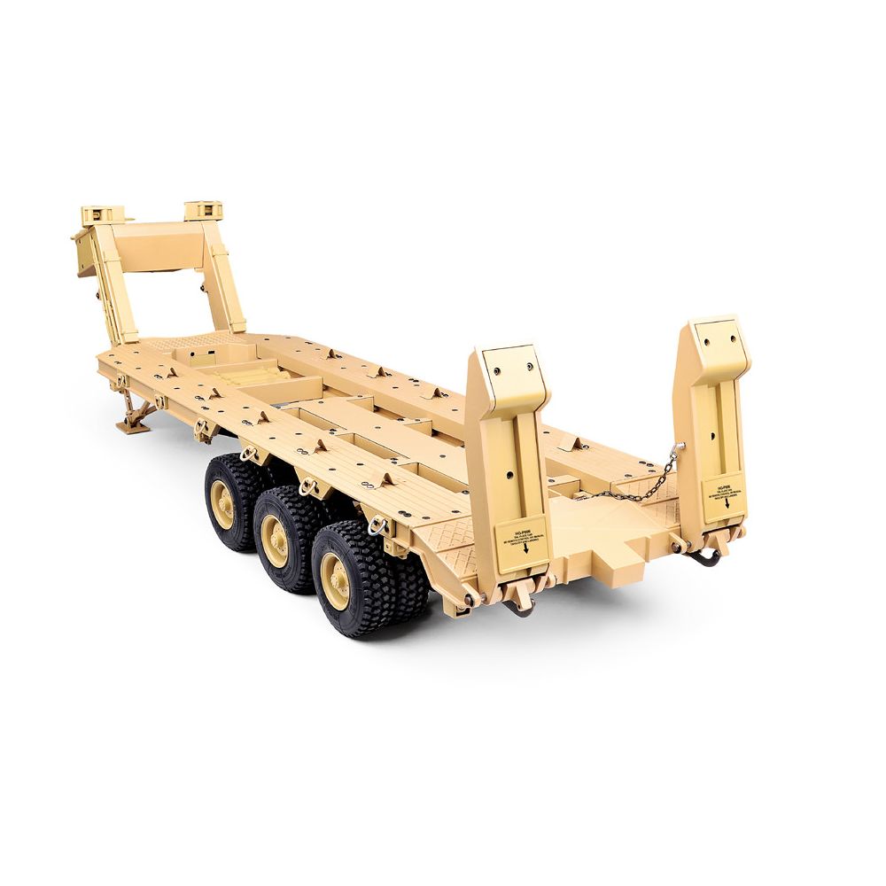Image of HG P806 RTR Pre-Assembled TRASPED 1/12 Heavy Equipment Semi Trailer for US M747 RC Car Vehicles Model