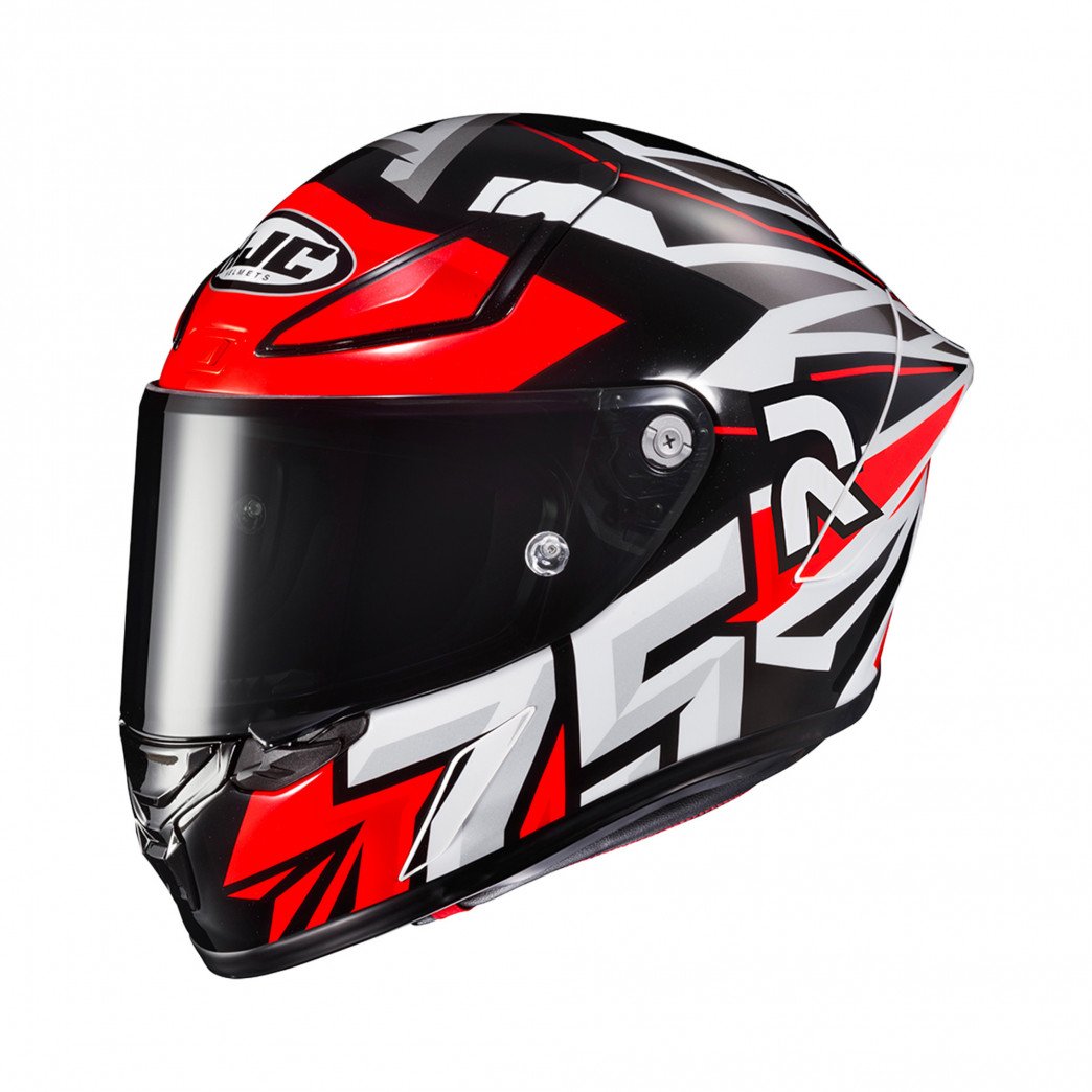 Image of HJC RPHA 1 Arenas Replica Red Black Mc1 Full Face Helmet Size 2XL ID 8804269360668