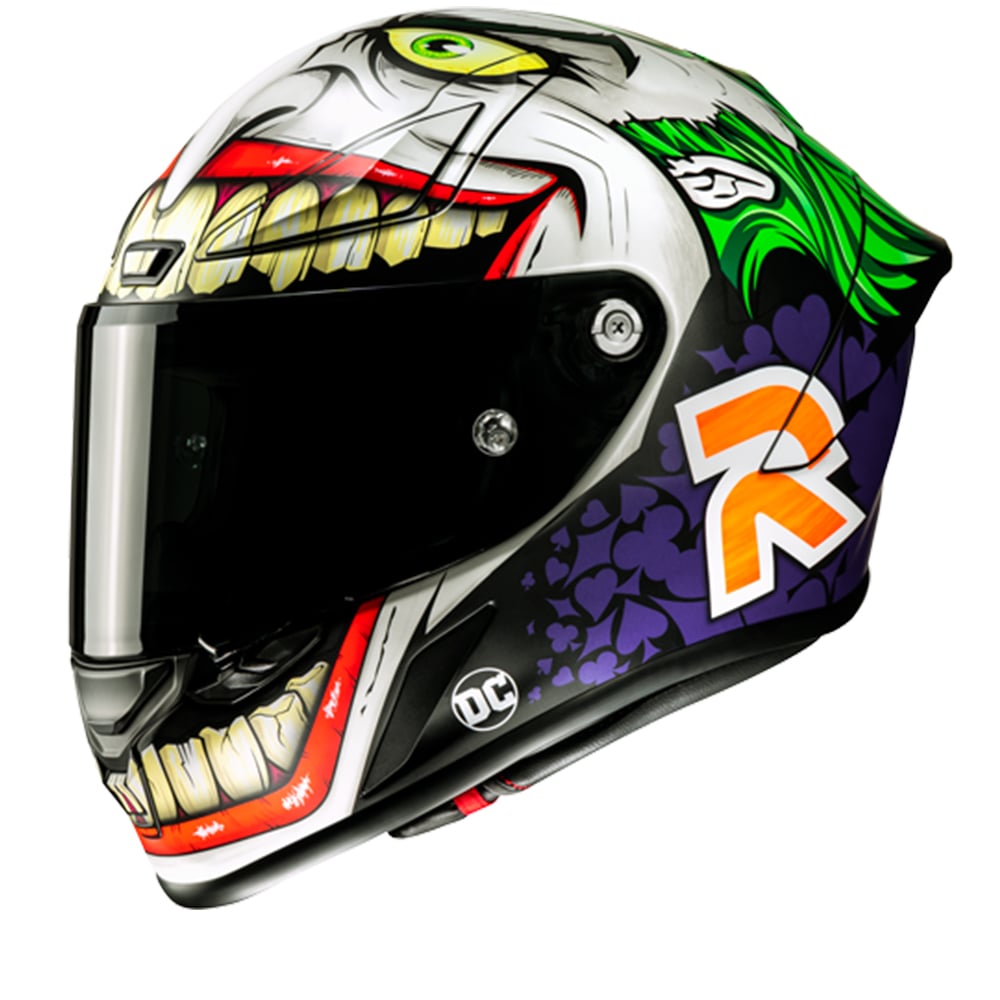 Image of HJC RPHA 1 Joker DC Comics Full Face Helmet Size L ID 8804269435755