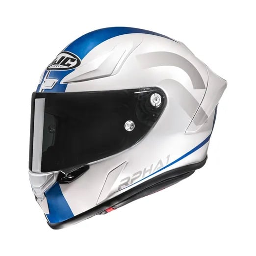 Image of HJC RPHA 1 Senin White Blue Mc2Sf Full Face Helmet Size L EN
