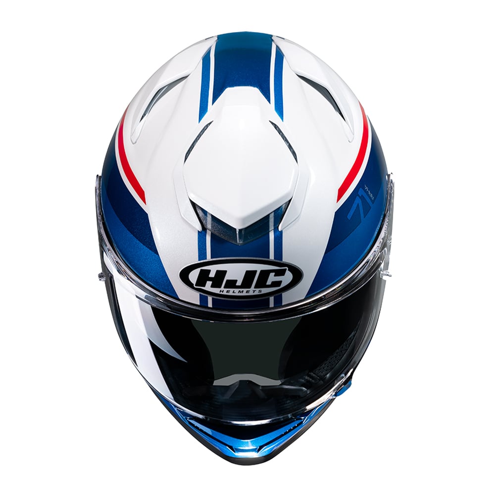 Image of HJC RPHA 71 Mapos Bleu Blanc Mc21 Casque Intégral Taille S