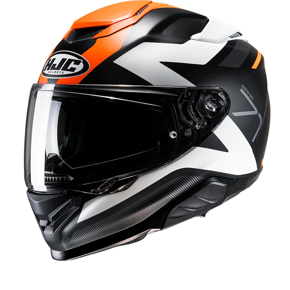 Image of HJC RPHA 71 Pinna Black Orange MC7SF Full Face Helmet Size M ID 8804269398623