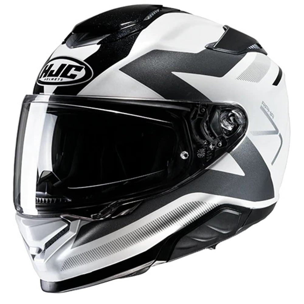 Image of HJC RPHA 71 Pinna White Black MC10 Full Face Helmet Size 2XL ID 8804269399293