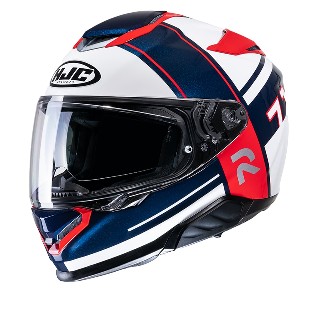 Image of HJC RPHA 71 Zecha White Red Mc21 Full Face Helmet Size L EN