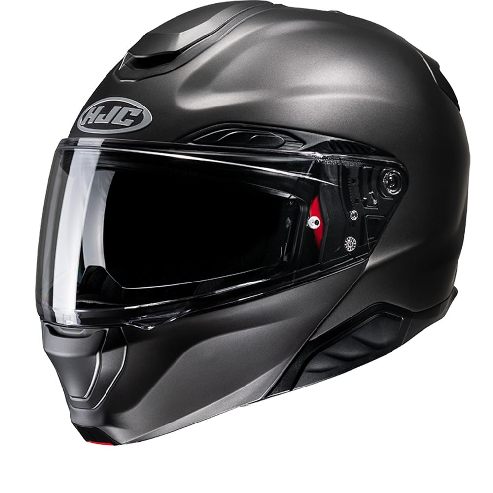 Image of HJC RPHA 91 Dark Grey Semi Flat Titanium Modular Helmet Size 2XL EN