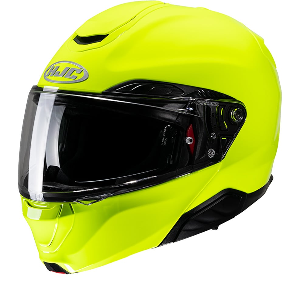 Image of HJC RPHA 91 Fluorescent Yellow Fluorescent Green Modular Helmet Size L ID 8804269391617