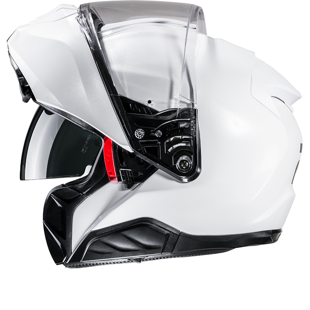 Image of HJC RPHA 91 White Pearl White Modular Helmet Talla L