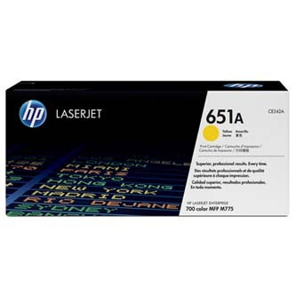 Image of HP 651a CE342A žltý (yellow) originálny toner SK ID 6194